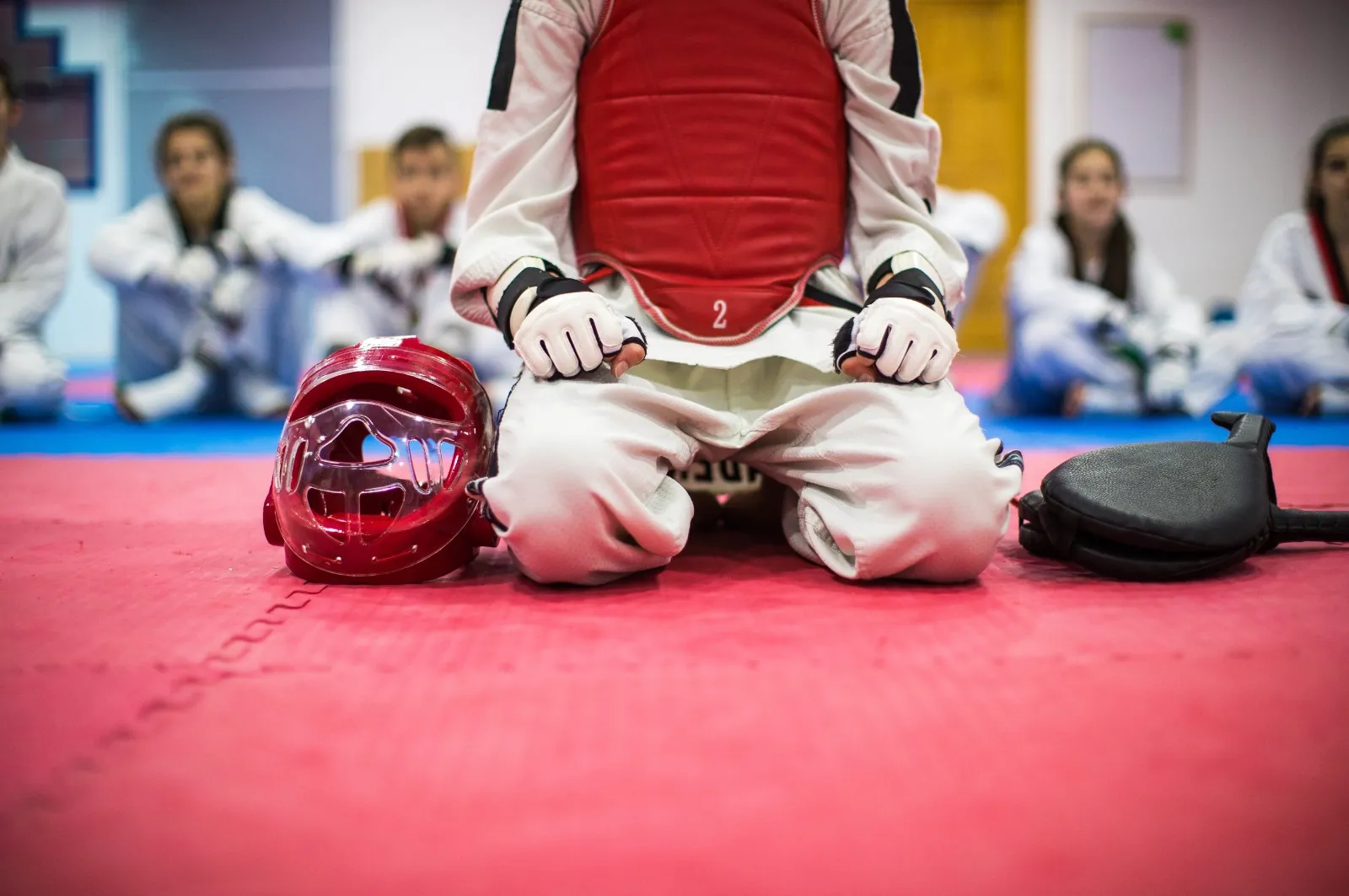 Taekwondo coaching at Legacy Martial Arts